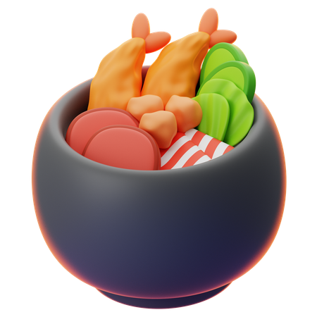 Kaisendon  3D Icon