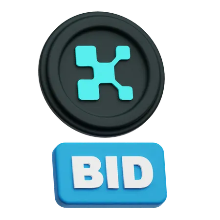 Kaito Bid  3D Icon