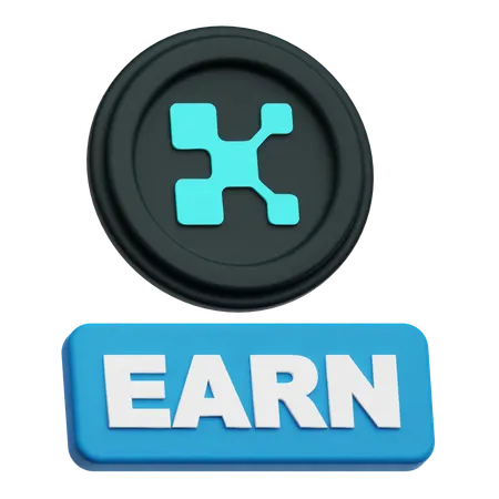 Kaito Earn  3D Icon
