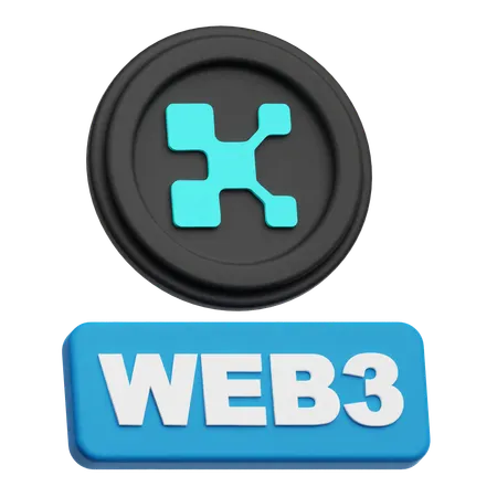 Kaito Web 3  3D Icon