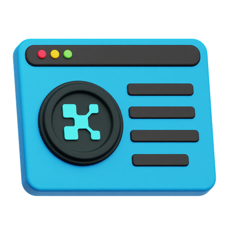 Kaito Website  3D Icon