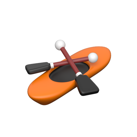 Kajak  3D Icon
