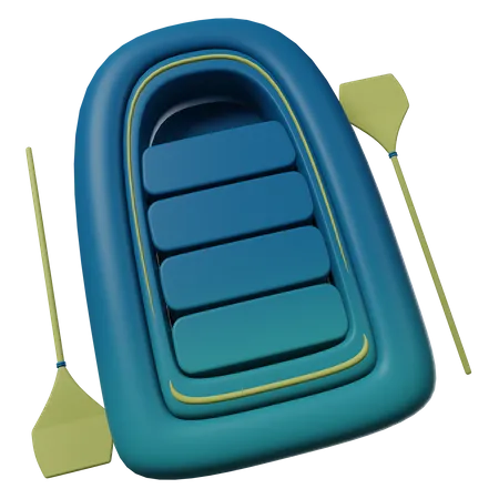 Kajak  3D Icon