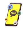 Kakao Talk On Smartphone