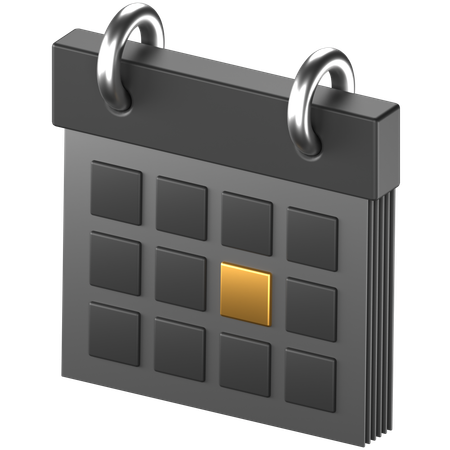 Kalender  3D-Symbol