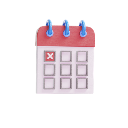 Kalender  3D Icon