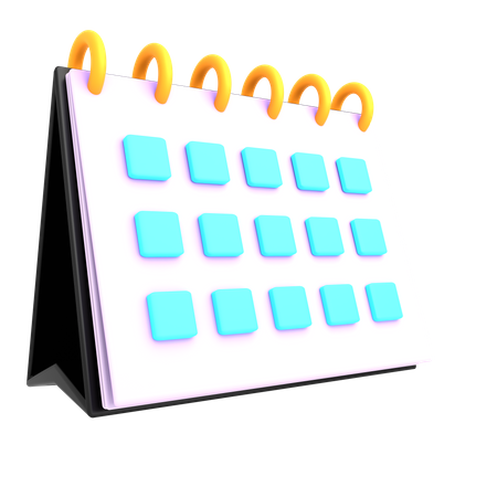 Kalender  3D Illustration