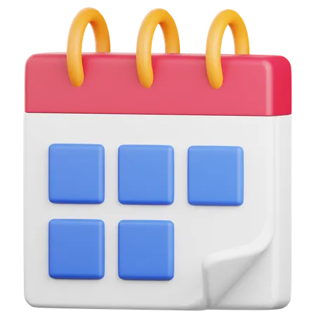 Kalender  3D Icon