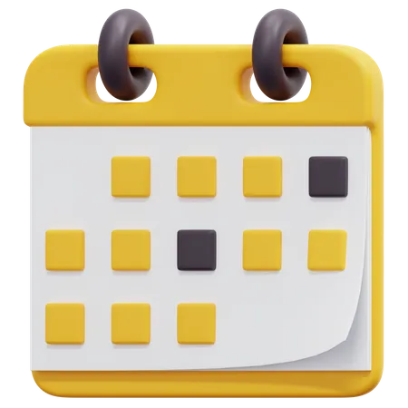 Kalender  3D Icon