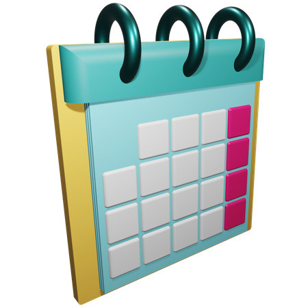 Kalender  3D Icon