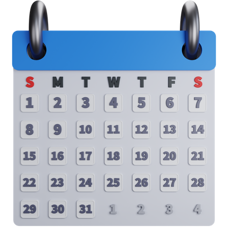 Kalender  3D Icon