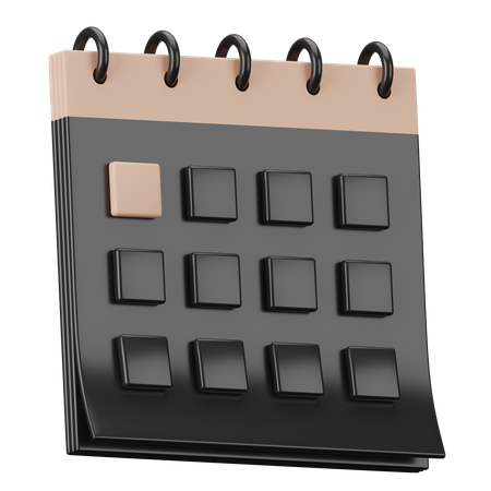 Kalender  3D Icon