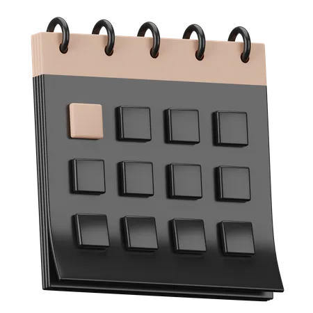 Kalender  3D Icon