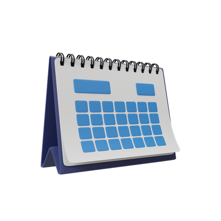 Kalender  3D Illustration