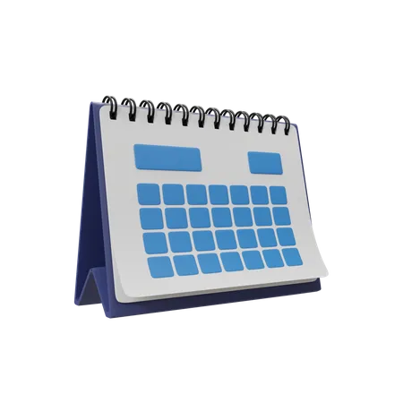 Kalender  3D Illustration