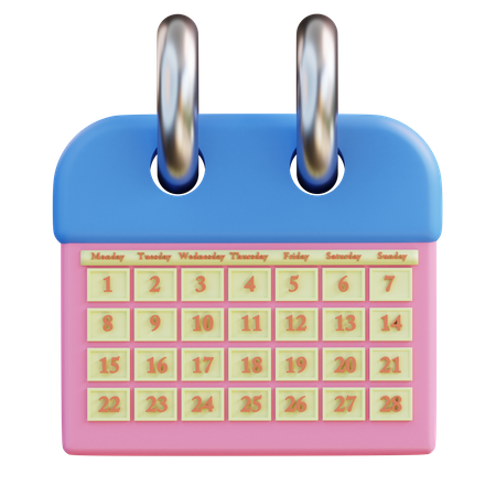 Kalender  3D Icon