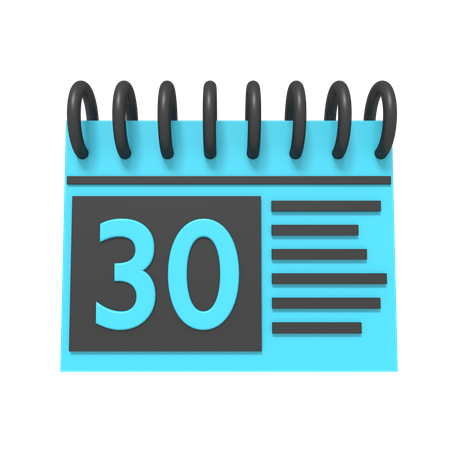 Kalender  3D Icon