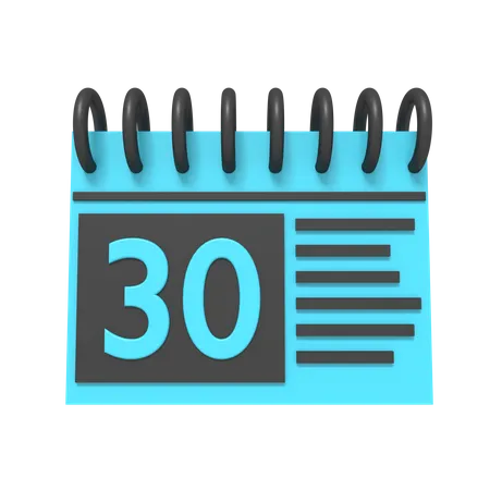 Kalender  3D Icon