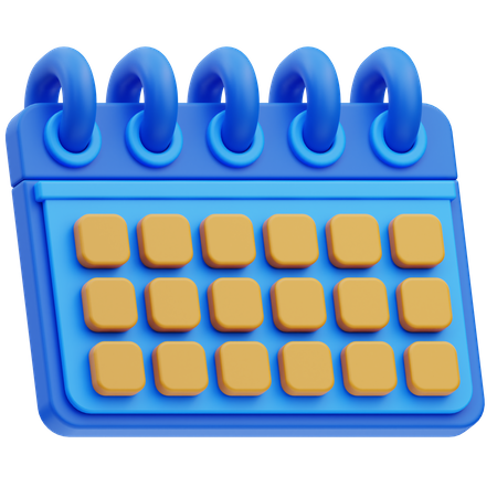 Kalender  3D Icon