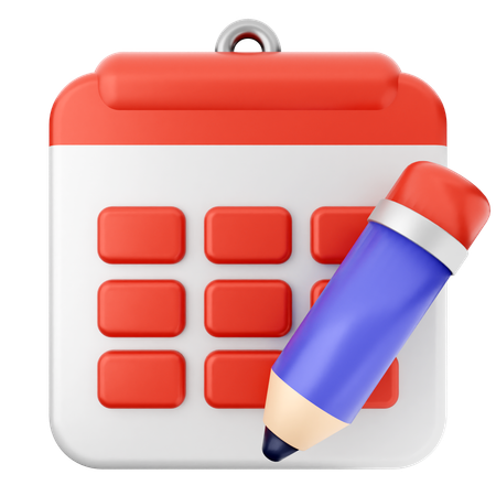 Kalender erstellen  3D Icon