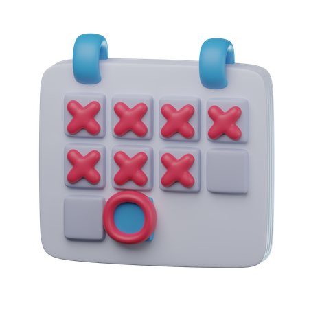 Kalenderfrist  3D Icon