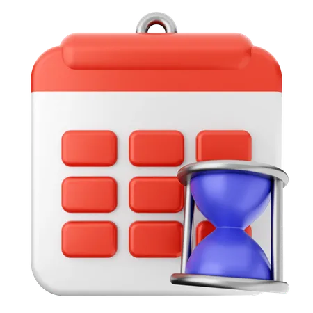 Kalender wird geladen  3D Icon