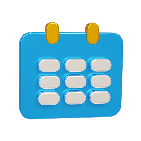 Kalender, Veranstaltung  3D Icon