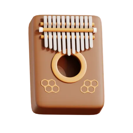 Kalimba  3D Icon