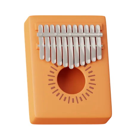 Kalimba  3D Icon