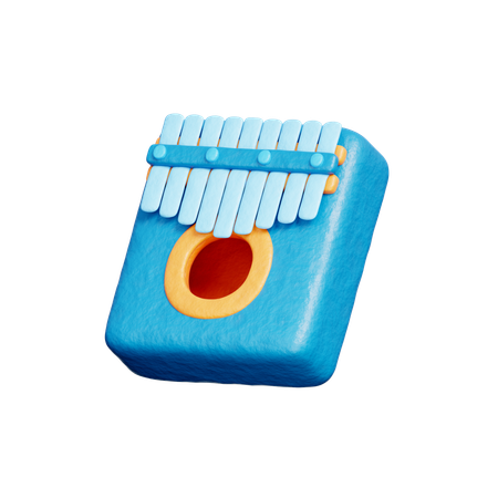 Kalimba  3D Icon