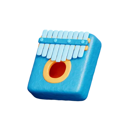 Kalimba  3D Icon