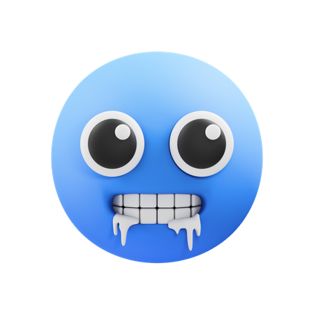 Kälte-Emoji  3D Icon