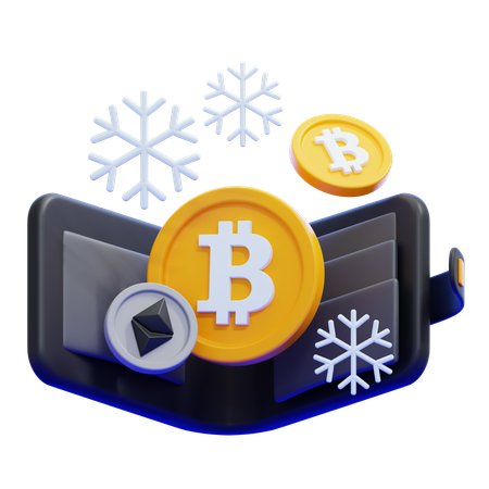 Kalte Geldbörse  3D Icon