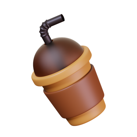 Kalte tasse kaffee  3D Icon