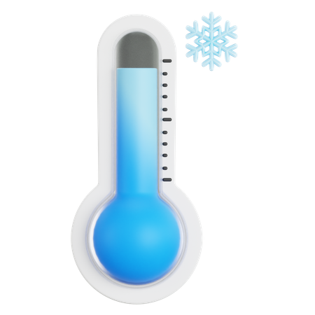 Kalte Temperatur  3D Icon