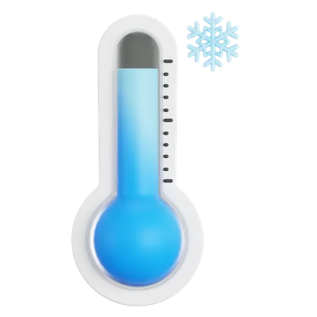 Kalte Temperatur  3D Icon