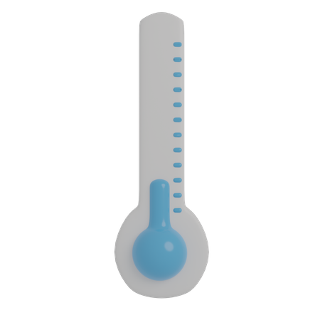 Kalte Temperatur  3D Illustration