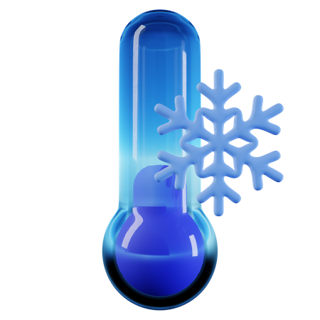 Kalte Temperatur  3D Icon