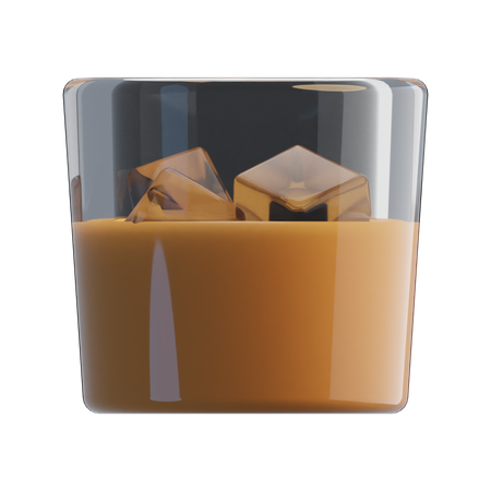 Kalter Kaffee  3D Icon