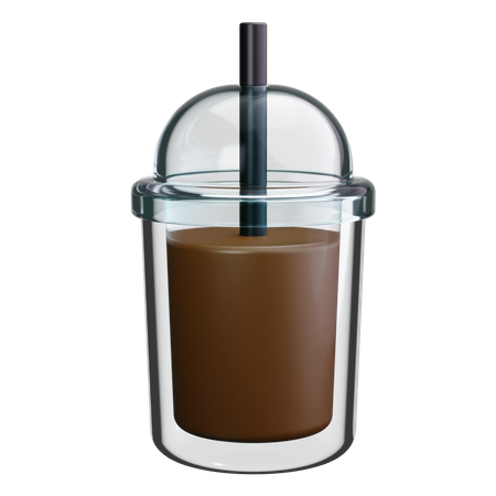 Kalter Kaffee  3D Icon