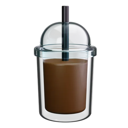 Kalter Kaffee  3D Icon