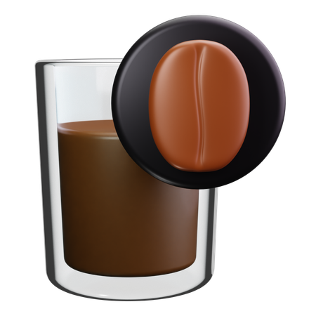 Kalter Kaffee  3D Icon