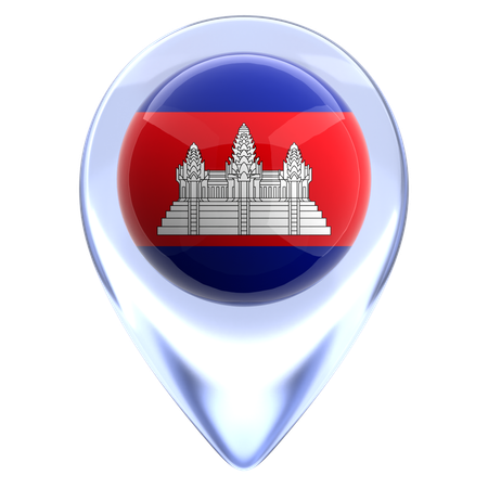 Kambodscha  3D Icon