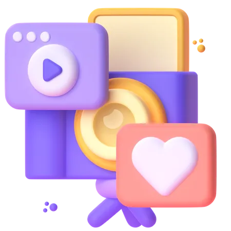 Kamera  3D Icon