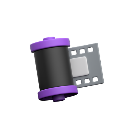 Kamera Filmrolle  3D Icon