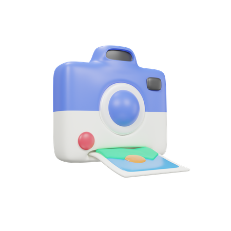 Kamera macht ein Foto  3D Icon