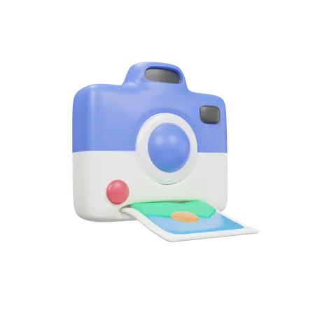 Kamera macht ein Foto  3D Icon