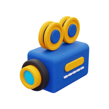 Kamerarecorder  3D Icon