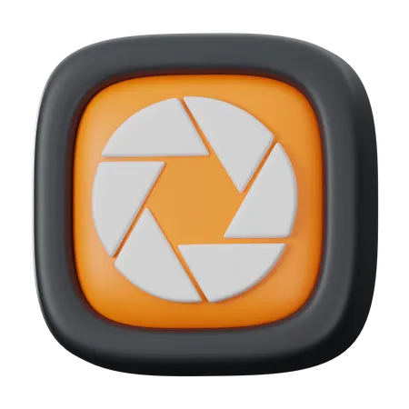 Kamerataste  3D Icon