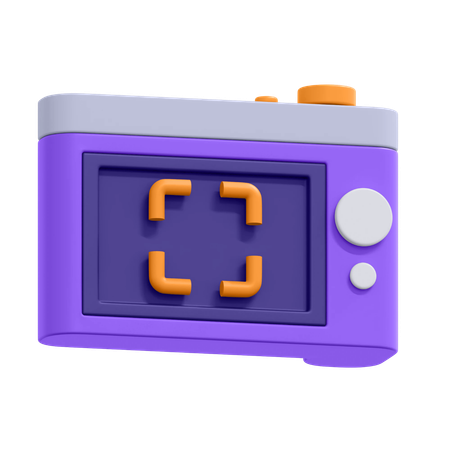 Kamerafokus  3D Icon